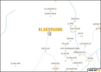 map of El Derrumbe