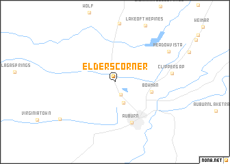map of Elders Corner