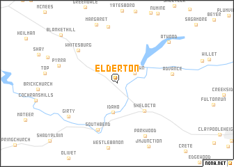 map of Elderton