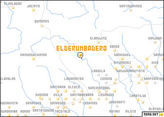 map of El Derumbadero