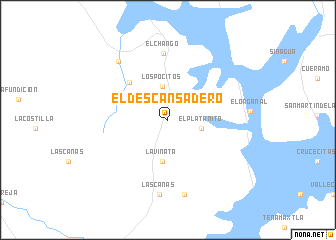 map of El Descansadero