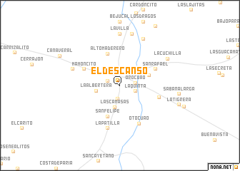 map of El Descanso