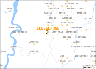 map of El Descanso