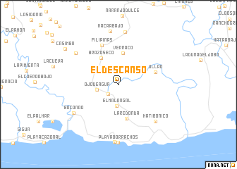 map of El Descanso