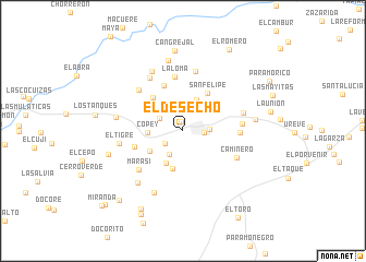 map of El Desecho