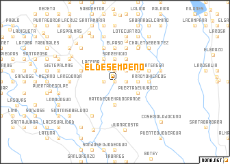 map of El Desempeño