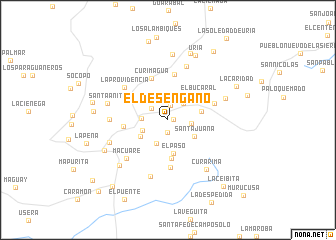 map of El Desengaño