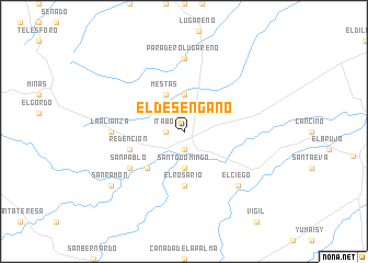 map of El Desengaño