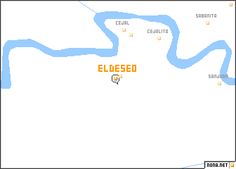 map of El Deseo