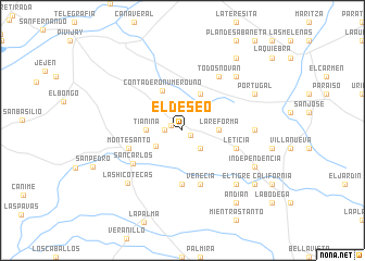 map of El Deseo