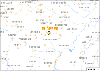 map of El Deseo