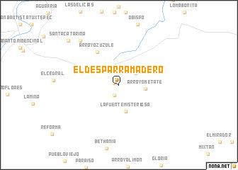 map of El Desparramadero