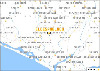 map of El Despoblado