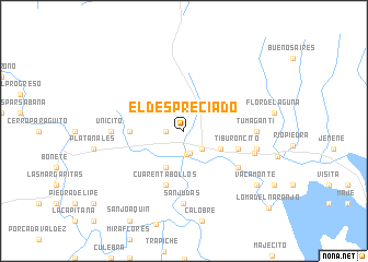 map of El Despreciado