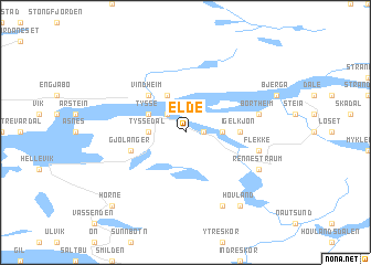 map of Elde