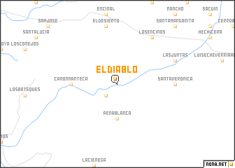 map of El Diablo