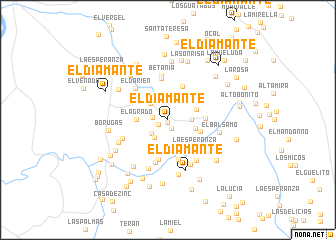 map of El Diamante