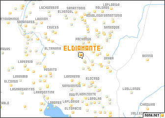 map of El Diamante