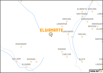 map of El Diamante