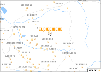 map of El Dieciocho