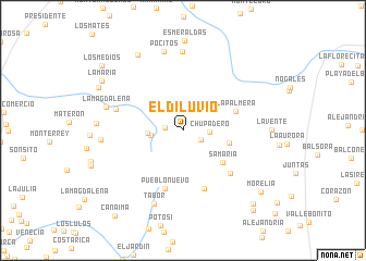 map of El Diluvio