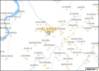 map of El Dinde