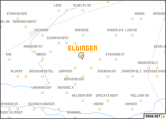 map of Eldingen