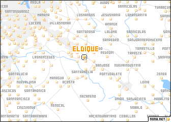 map of El Dique