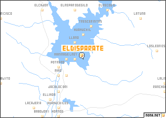 map of El Disparate