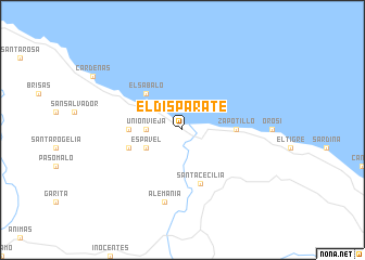 map of El Disparate