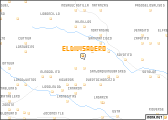 map of El Divisadero