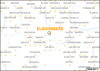 map of El Divisadero