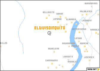 map of El Diviso Inquito
