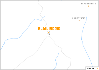 map of El Divisorio