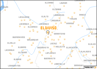 map of El Diviso