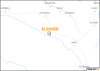 map of El Diviso