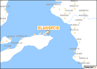 map of El Divorcio