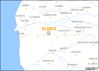 map of El Doce