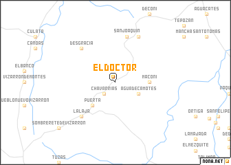 map of El Doctor