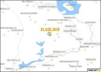 map of El-Do Lake