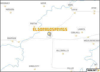 map of El Dorado Springs