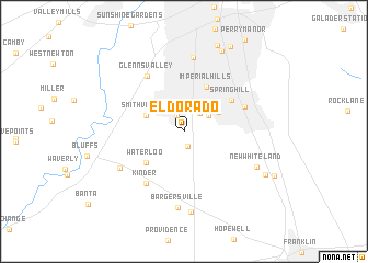 map of El Dorado