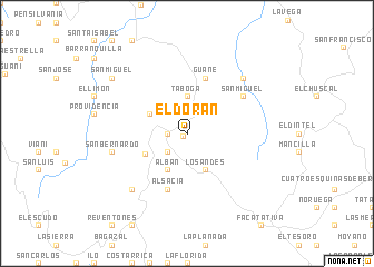 map of El Dorán