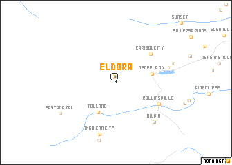 map of Eldora