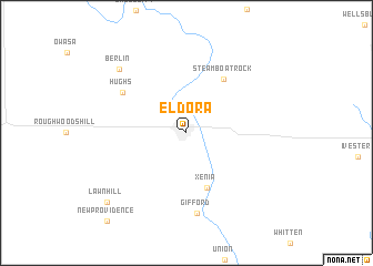 map of Eldora