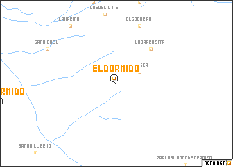 map of El Dormido