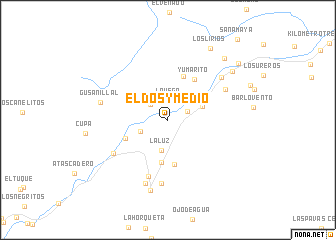 map of El Dos y Medio