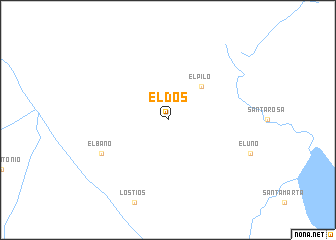 map of El Dos