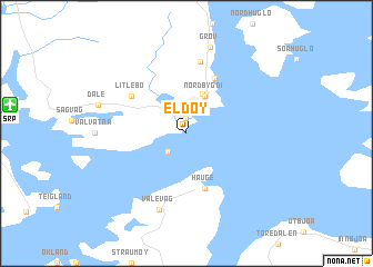 map of Eldøy