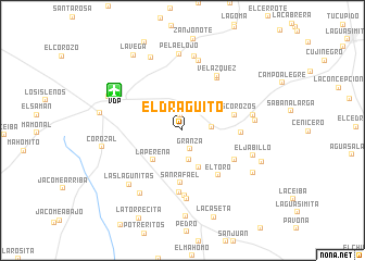 map of El Draguito